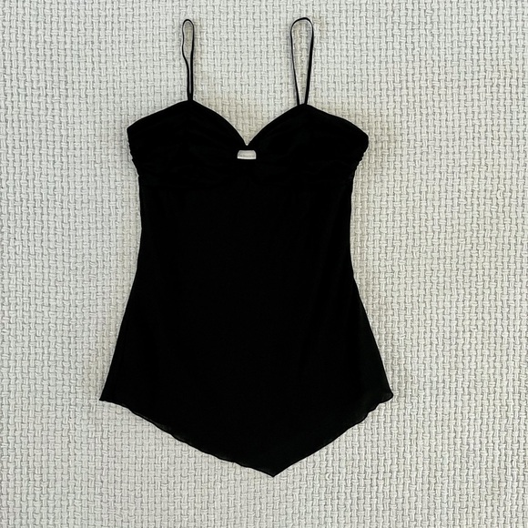 Y2k No Boundaries Black O Ring Tank Top - Picture 2 of 5